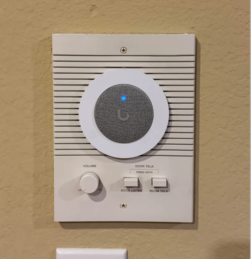 From the Ubiquiti community on Reddit: PoE Chimes retrofitted in old intercom system