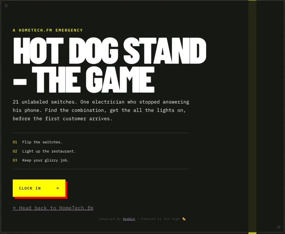 Hot Dog Switch – The Game!