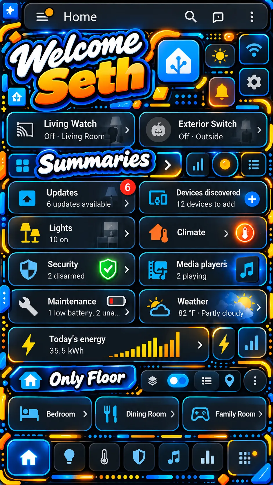 Home Assistant Community Flyer Theme